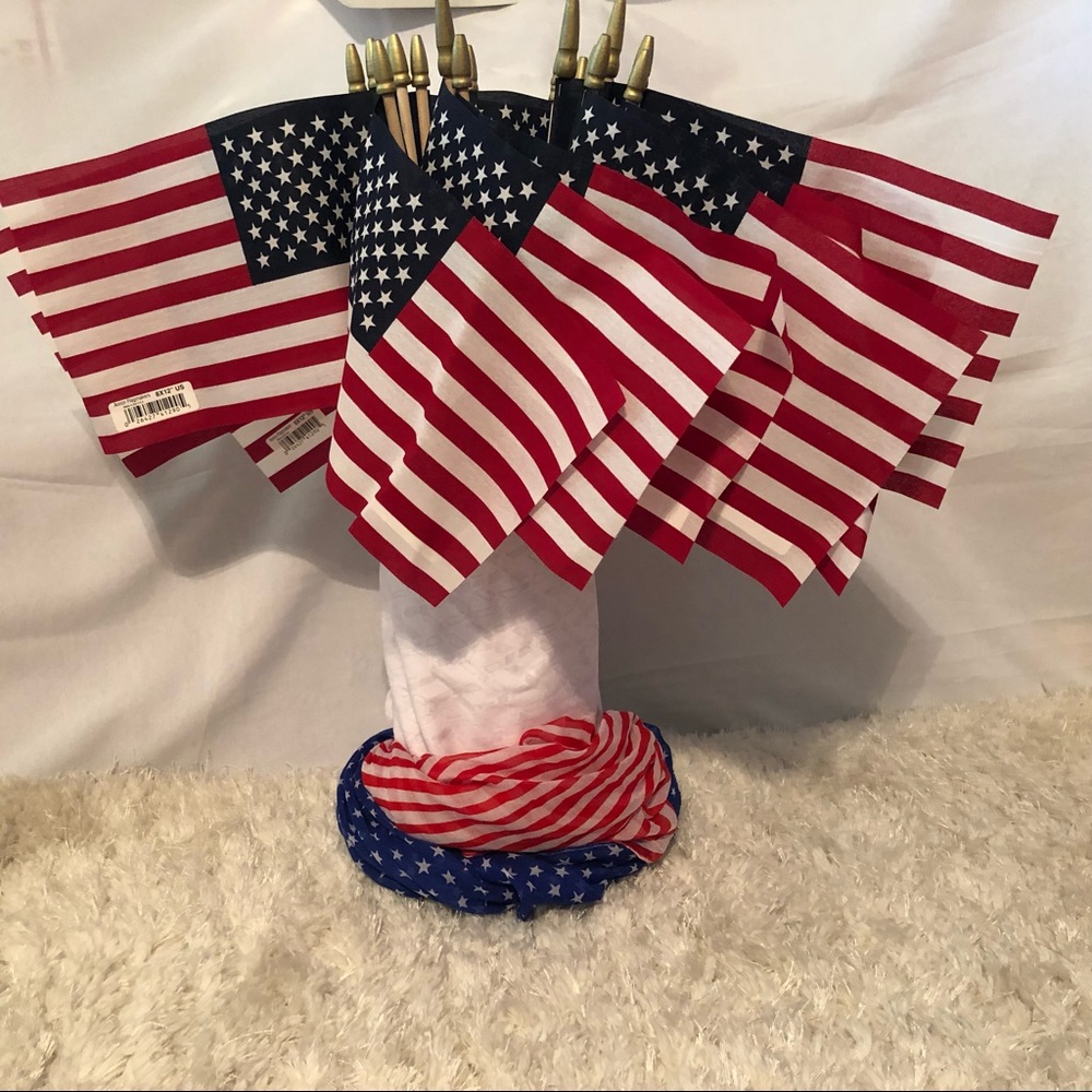 American Flag Bundle. 25” Tall. 25 pc